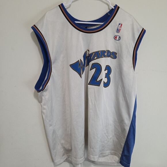 SEE PHOTOS Champion Washington Wizards Michael Jordan NBA Jersey Size X-Large - Picture 1 of 9